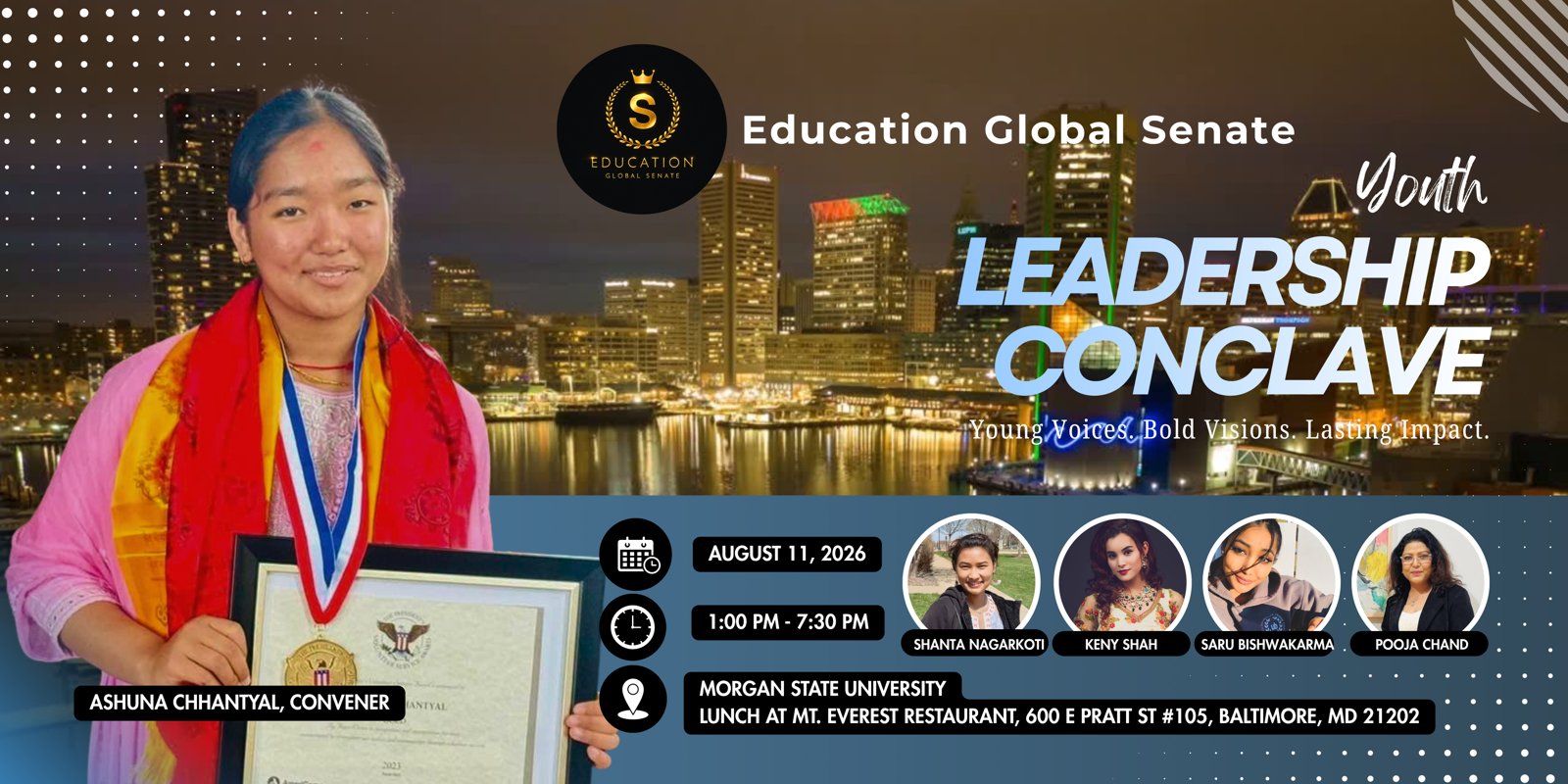 Delegates at the Education Global Senate leadership and youth conclave